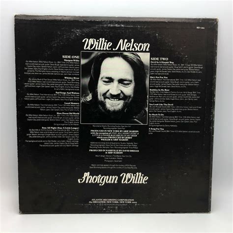 Willie Nelson Shotgun Willie 1975 Repress Vinyl Lp