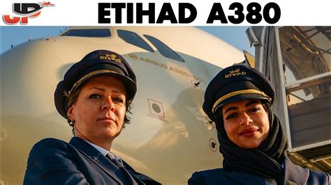 Etihad Airways Airbus A380 Pilots Sophie And Shaima Youtube