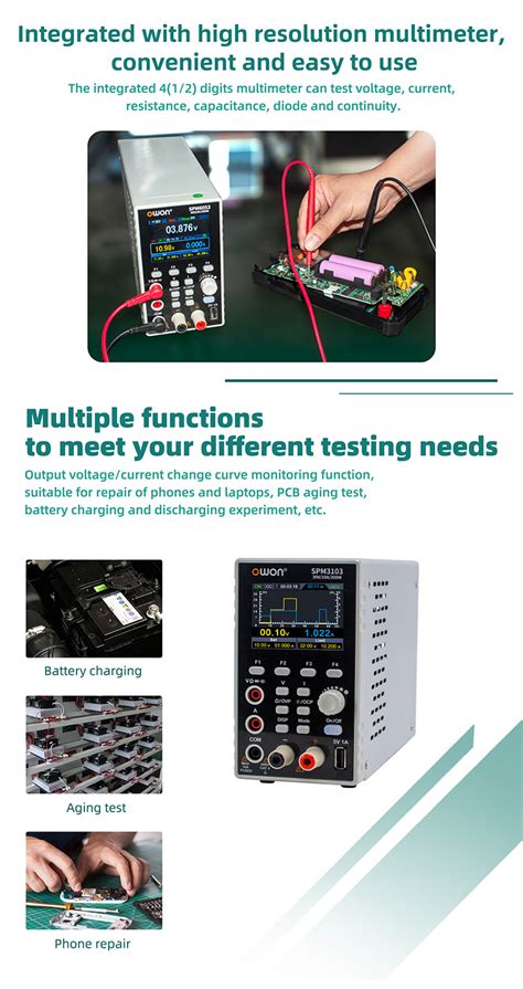 Owon Spm Series Ch Dc Power Multimeter