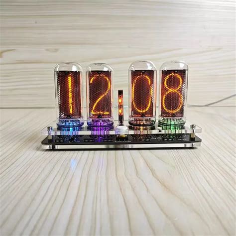 Ghxamp Bits In Glow Tubes Clock In Nixie Clock Advanced Version