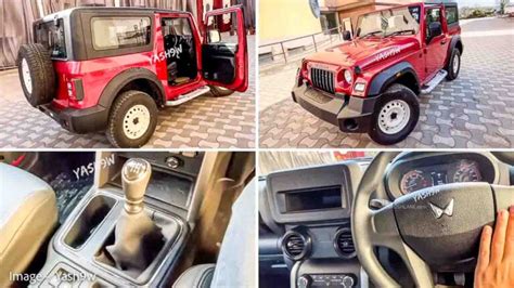 Mahindra Thar Rwd Base Variant Arrives First Look Walkaround