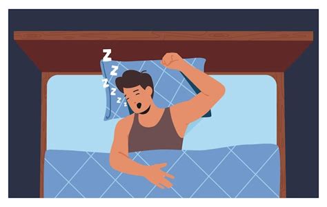 Snoring Man Clipart Free