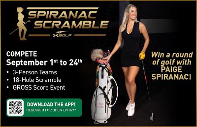 X Golf Opens Registration Process For Spiranac Scramble Winners Get To