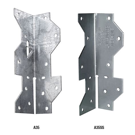 A34 A35 Reinforced Angle Bracket Simpson Strong Tie