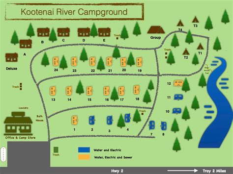 Rates And Reservations Kootenai River Campground