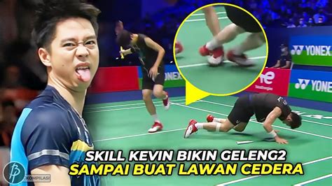 Baru Tampil Kevin Udah Bikin Lawan Cedera Kevin Sanjaya Rajanya