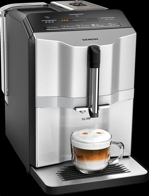 Siemens Kaffee Vollautomat EQ 300 Silber TI353501DE 4242003848869