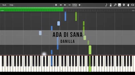 Danilla Ada Di Sana Piano Tutorial Youtube