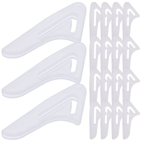 Kichvoe Plastic Scraper Tool 25pcs Knife Tip Protector Transparent