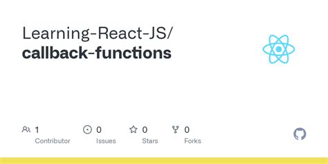 Github Learning React Jscallback Functions