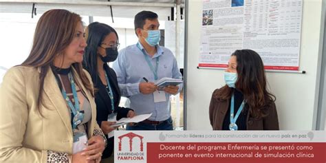 Universidad De Pamplona Docente Del Programa Enfermería Se Presentó Como Ponente En Evento