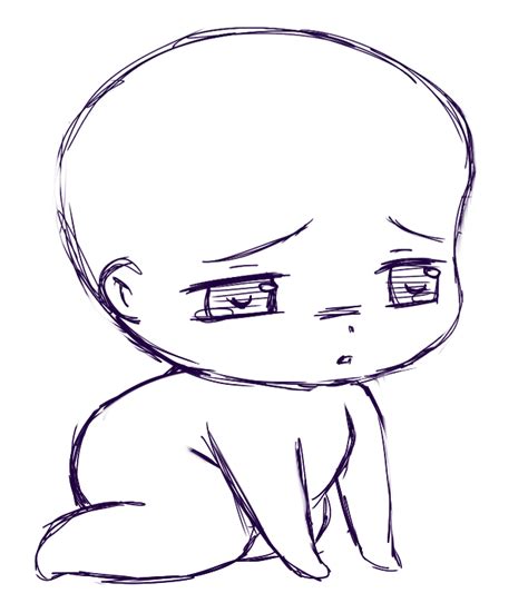 Sad Chibi Pose By Rainoff On Deviantart