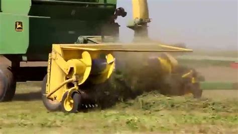 Chopping Hay Silage John Deere 4440 7600 Youtube