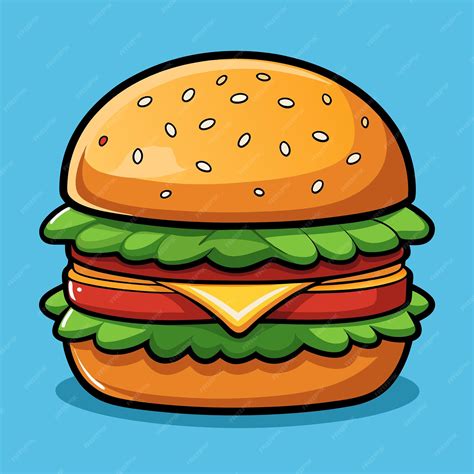 Delicious Burger Icon Collection for Fast Food Menus and Marketing
