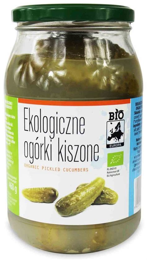 OGÓRKI KISZONE BIO 820 g 460 g BIO PLANET 12482622815 oficjalne