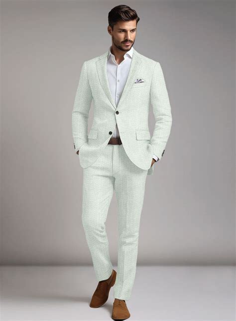 Light Green Seersucker Suit Studiosuits