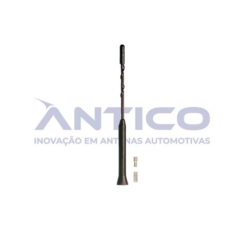 Hs Haste Para Antena De Teto Espiral Curta Universal Compat Vel