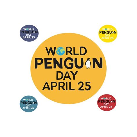 Premium Vector World Penguin Day Vector Illustration