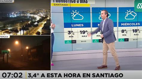 Lluvia En Santiago Alejandro Sep Lveda Revel El D A Y La Hora En Que