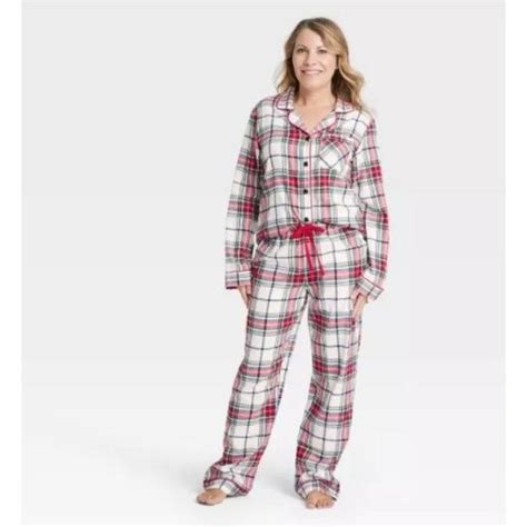 Wondershop Intimates And Sleepwear Womens Holiday Tartan Plaid