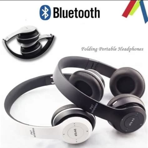 Jual HEADPHONE BLUETOOTH P47 Headset Bando Gaming Lipat Wireless Audio