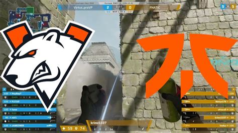 Virtus Pro Vs Fnatic Pgl Cs Major Cq Eu Cq A Bo Youtube