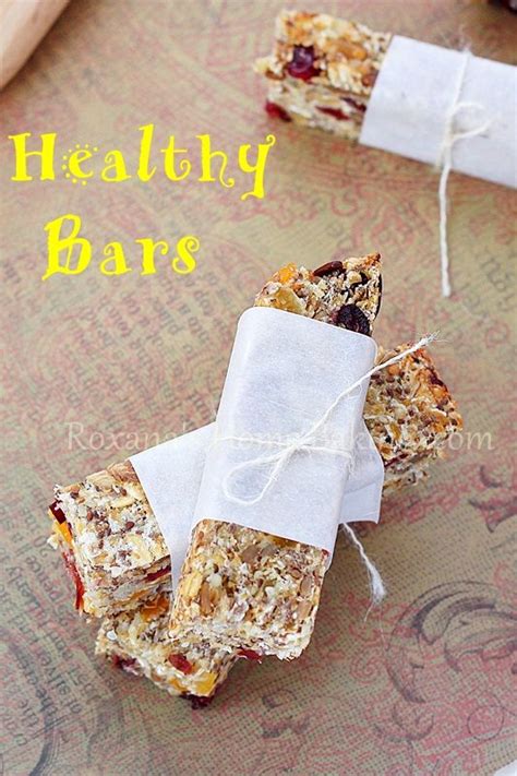 Healthy Snack Bars Recipe | Recipe | Healthy snack bar recipes, Snack ...