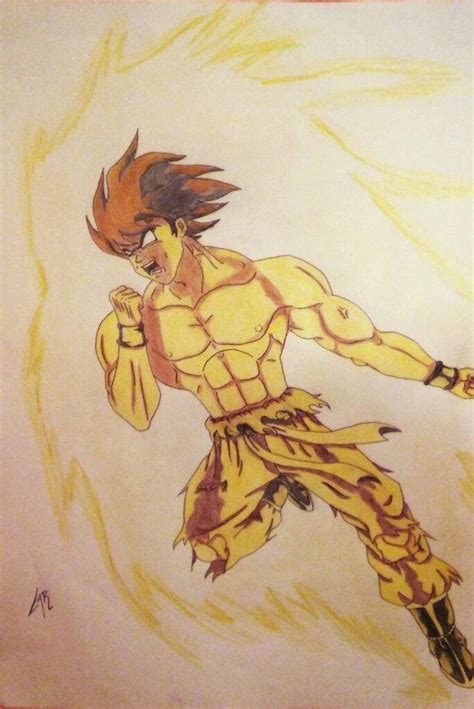 Primer Dibujo Goku Ssj Falso Dragon Ball Espa Ol Amino