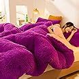 Amazon AETVRNI Luxury Plush Shaggy Thick Faux Fur Comforter Big