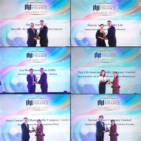 10th Annual International Finance Awards Corporate Top Shots Grace The