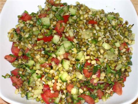 Sprouted Moong Salad Sprouted Moong Salad Recipe Sprouted Moong Dal