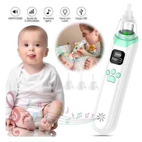 Aspirador Nasal El Ctrico Para Beb S Sacamocos Pedi Trico Meses Sin