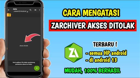 Cara Mengatasi Zarchiver Akses Ditolak Mengatasi Zarchiver Akses