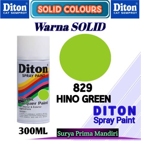 Jual 829 HINO GREEN DITON STANDAR 300cc Cat Semprot Pylox Pilok Pylok