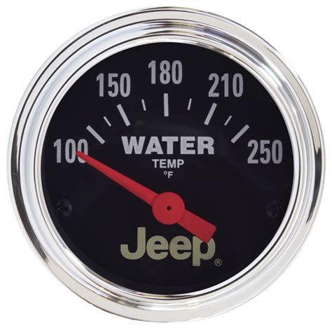 2 116 Water Temp Gauge Jeep Series Autometer Restoration Performance