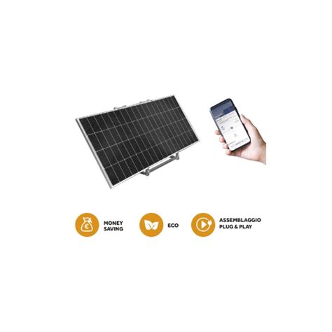 Pannello Solare Per Balcone 300w Con Inverter Wi Fi Plugandplay Oniroview