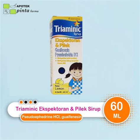 Triaminic Ekspektoran Pilek Sirup 60 Ml Lazada Indonesia