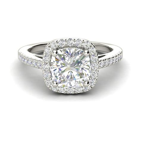 5 Carat Cushion Cut Diamond Engagement Ring | Ara Diamonds