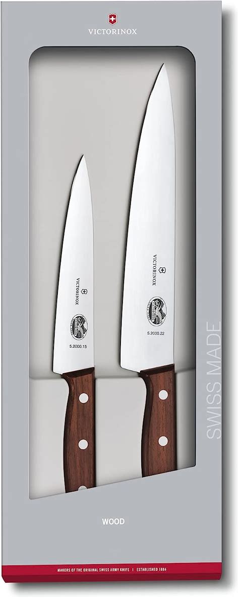 Victorinox Wood Tranchier Set Mit Kochmesser Und Tranchiermesser