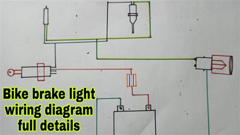 All Bike Brake Light Wiring Diagram Full Details Youtube