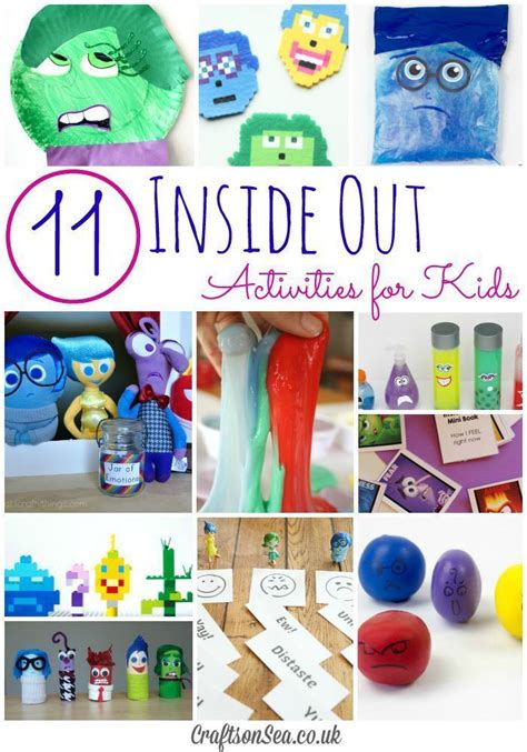 Inside Out Activities For Kids Activities For Kids Craft Activities