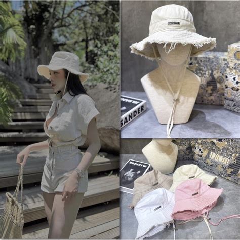 Mũ Jacquemus siêu hot loại 1 kèm ảnh và video cận chất Shopee Việt Nam