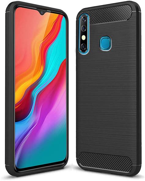 COBERTA Back Cover For Infinix Hot Back Cover Case Black Transparent Amazon In Electronics