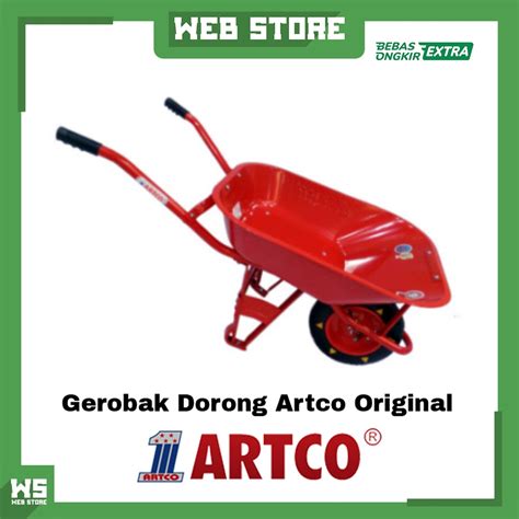 Jual Gerobak Dorong Artco Original Sorong Pasir Semen Cor Troli Trolly