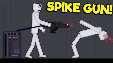 I UPGRADED The NEW Spike Gun To Shoot Ragdolls In The People Playground