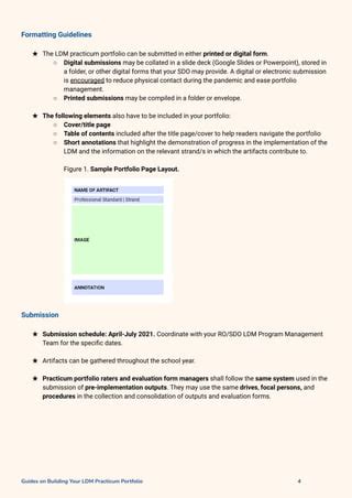 Ldm Teachers Guides On Practicum Portfolio Building Pdf