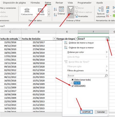 Función ESERROR en Excel Paso a Paso Cómo Usar Ninja del Excel