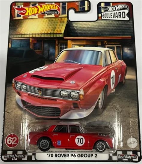Hot Wheels GJT68 HCR00 Premium Boulevard 70 Rover P6 Car Red For Sale Online EBay Australia