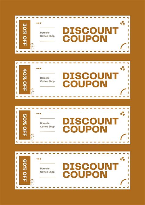 Customize 42+ Coffee Coupon Templates Online - Canva