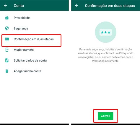 Configurações de privacidade no Whatsapp